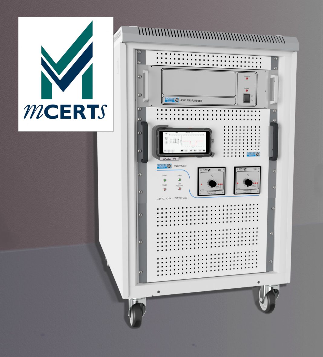 VOC emissions monitoring system with MCERTS approval for regulatory monitoring