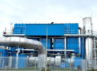 Monitoring emissions from a thermal oxidizer at a coatings manufacturer Regenerative Thermal Oxidizer (RTO) at coatings manufacturer in Wales